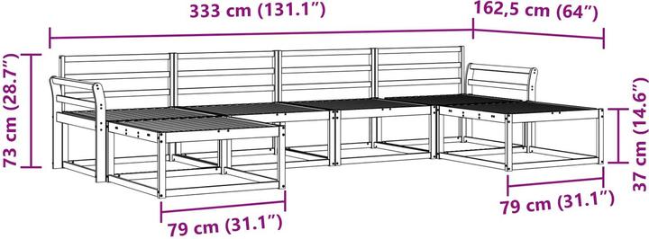 Produktbild vidaXL Sofa Set