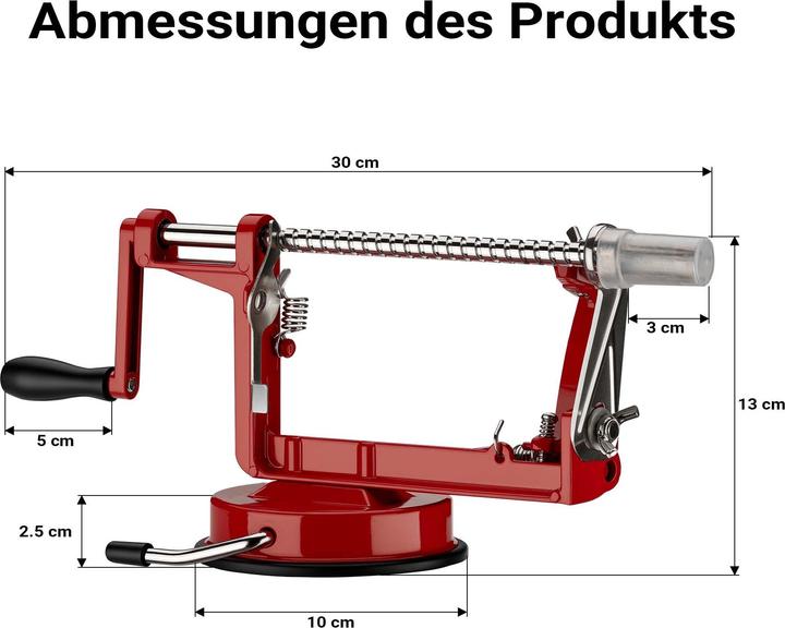 Produktbild Wiltec Apfelschneider 3in1