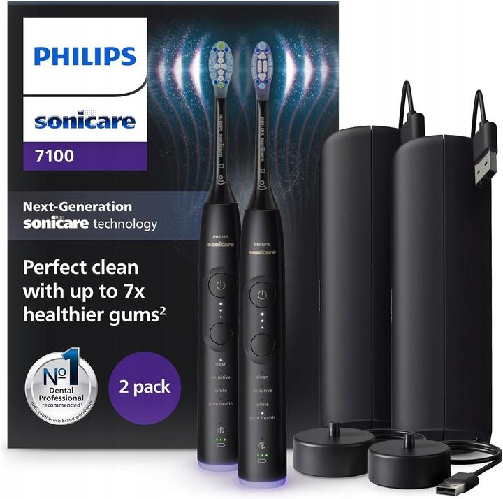 Produktbild Philips Sonicare 7100 HX7429/03 Wiederaufladbare Schallzahnbürste (Schallzahnbürste)