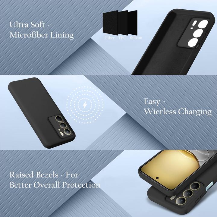 Image du produit Cadorabo Coque pour Realme C75 TPU Liquid Silicone Case (Siemens CC75)