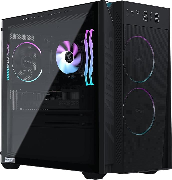 Produktbild Gigabyte AORUS PRIME 3 AMD Ryzen 7 9700X 32GB DDR5 1TB SSD GeForce RTX 5070 W11H (1000 GB, 32 GB, GeForce RTX 5070)