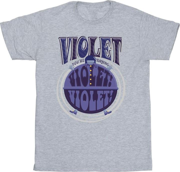 Produktbild Willy Wonka & the Chocolate Factory Violet Turning Violet TShirt Mädchen (116)