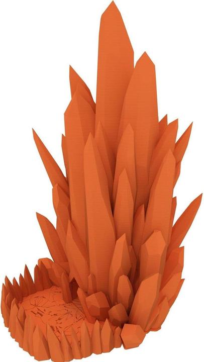 Produktbild Feldherr Würfelturm Crystal orange 3D-gedruckt, abnehmbares Dach, gross (Kunststoff)