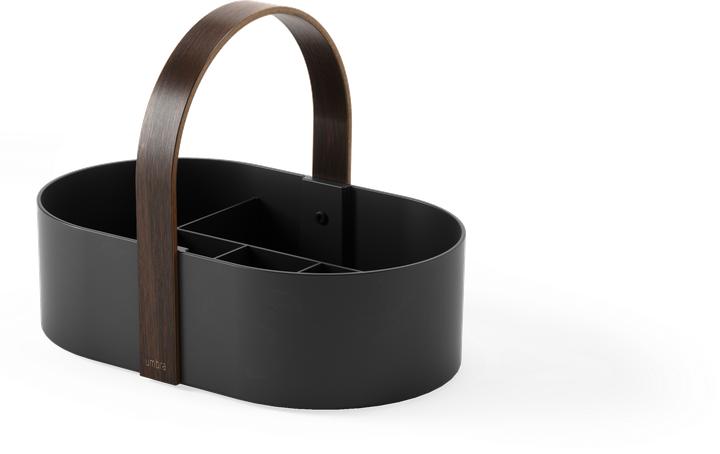 Umbra BELLWOOD Caddy, black/walnut