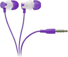 Vivanco HS 100 PU Headset Wired In-ear Calls/Music Purple (NC, Kabelgebunden)