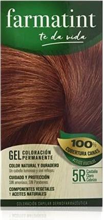 Produktbild Farmatint gel coloración permanente #5r-castaño claro cobriz (5r)