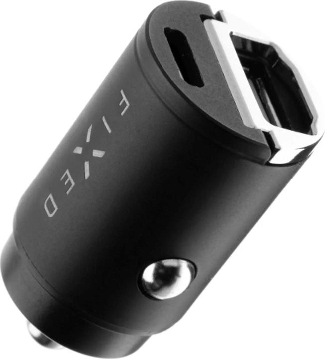 Actual product image Fixed USB-C/USB Car Charger 30W, Black