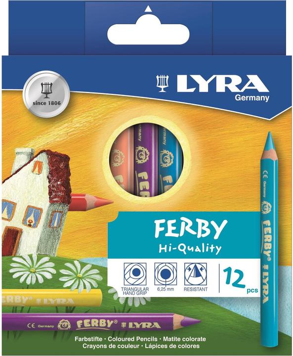 Actual product image Lyra Colored pencils Ferby 12 pieces (12x)