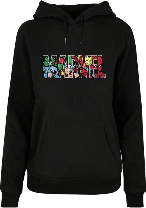 Produktbild Absolute Cult Ladies Marvel Logo Character Infill Hoody - 112731 (S)