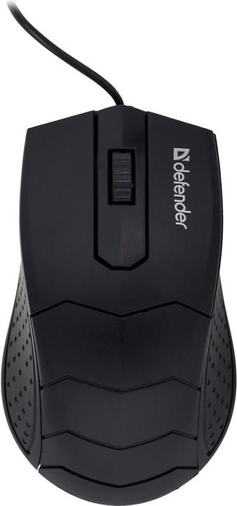 Actual product image Defender MAUS HIT MB-530 BLACK OTPICAL 1000dpi 3P (Cable)