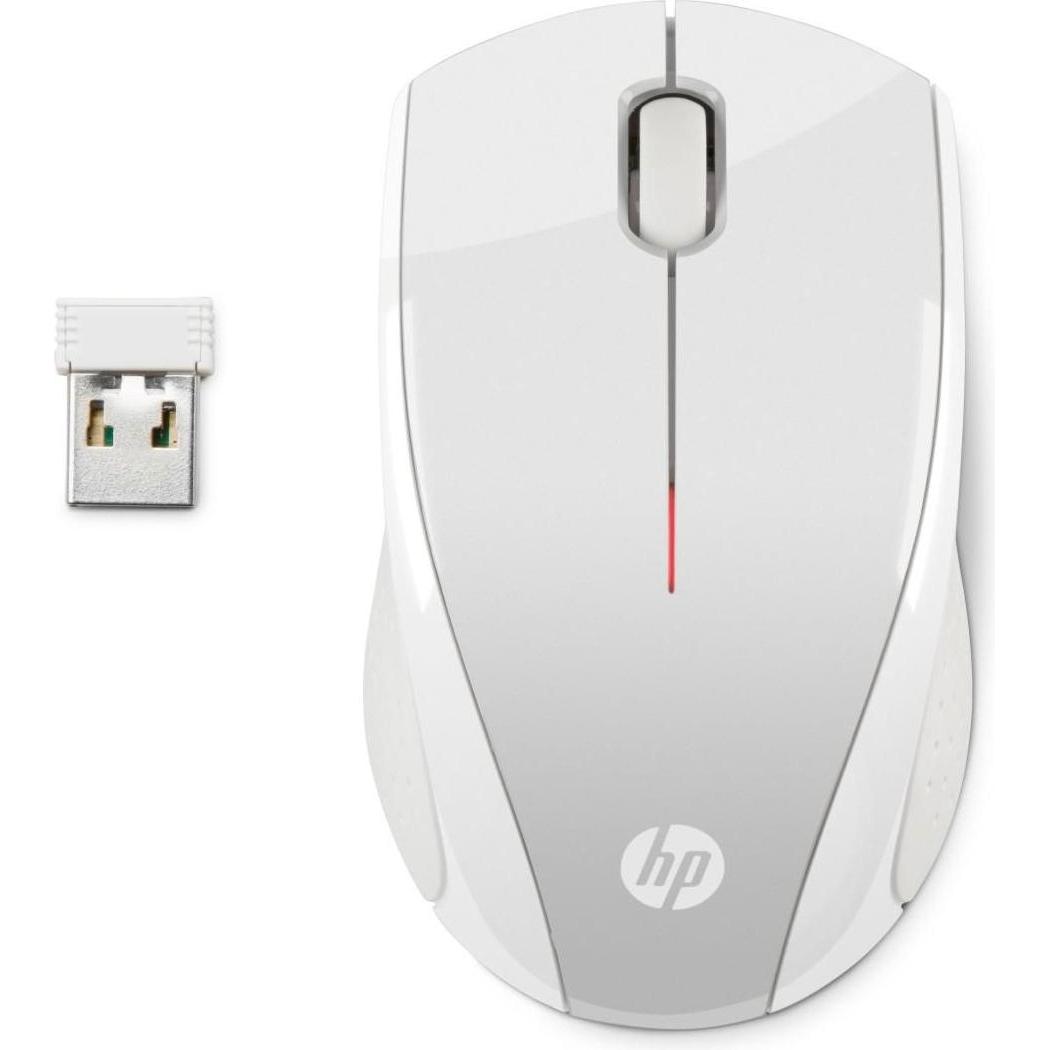 HP Hewlett-Packard X3000 PSilver Wireless Mous, Maus
