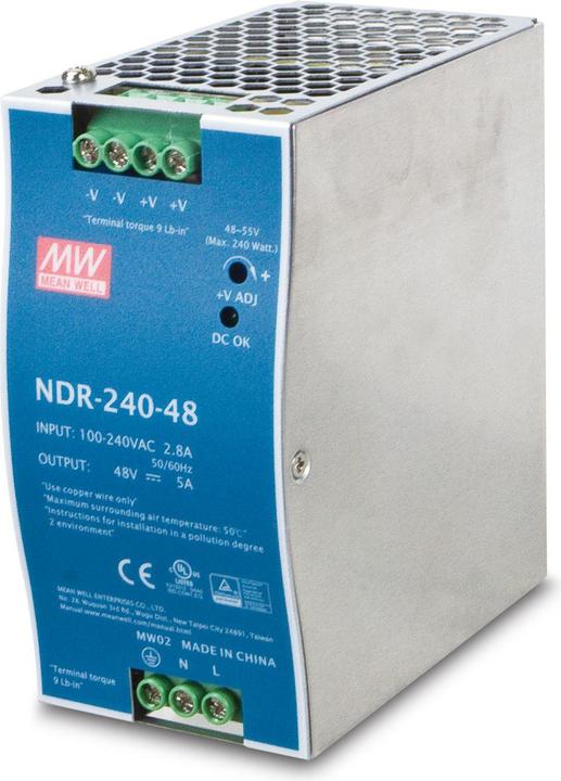 Planet Alimentation électrique Din-Rail PWR-240-48 240 watts (240 W)