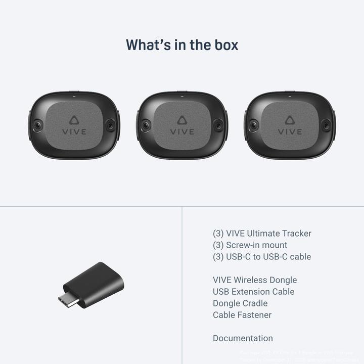 Produktbild HTC VIVE Ultimate Tracker 3 1 Kit