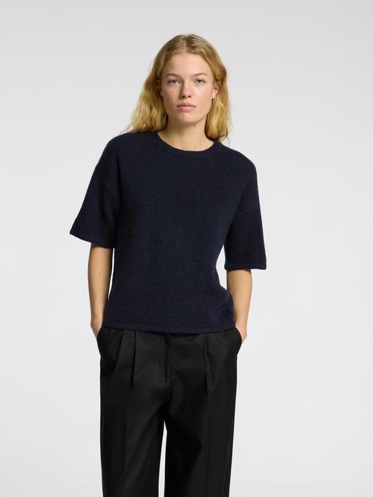 Actual product image Selected Femme Short sleeve knitted top (XS)