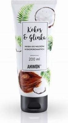 Produktbild Anwen Low Porosity Hair Mask Coconut And Clay 200Ml (200 ml)
