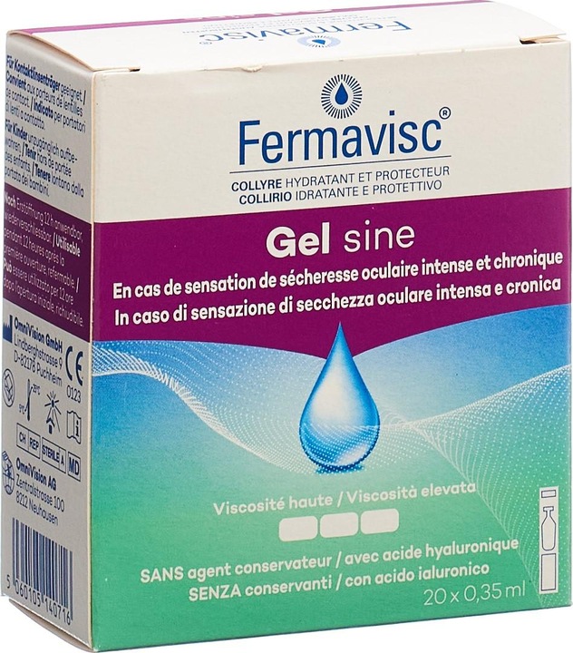 Produktbild OmniVision Fermavisc Gel Sine (7 ml, Fermavisc Gel Sine 20 x 0.35 ml)