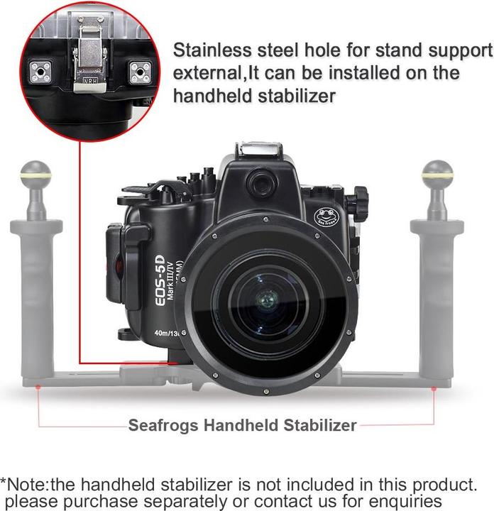 Image du produit Seafrogs SC-1 (Boîtier sous-marin, EOS 5D Mark IV)