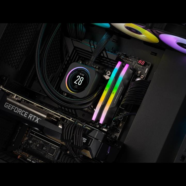 Actual product image Corsair Vengeance RGB (2 x 16GB, 5200 MHz, DDR5-RAM, DIMM)