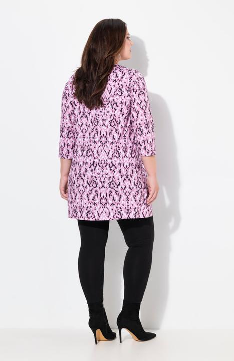 Immagine prodotto Ulla Popken Maglia dal taglio lungo e svasato con scollo a tunica e maniche a 3/4 (56)