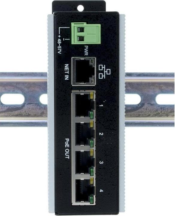 Produktbild Exsys EX-6100PoE 5-Port Gigabit Injektor (802.3af (PoE), 802.3at (PoE+), 30 W)