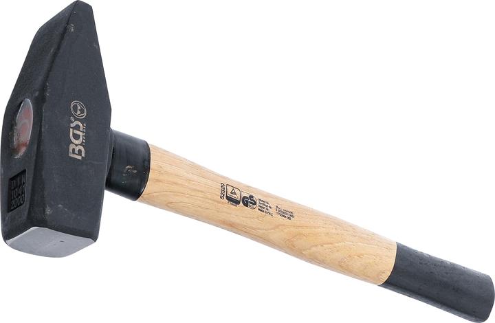 Produktbild BGS Schlosserhammer Hickory-Stiel DIN 1041 2000 g (2208 g)