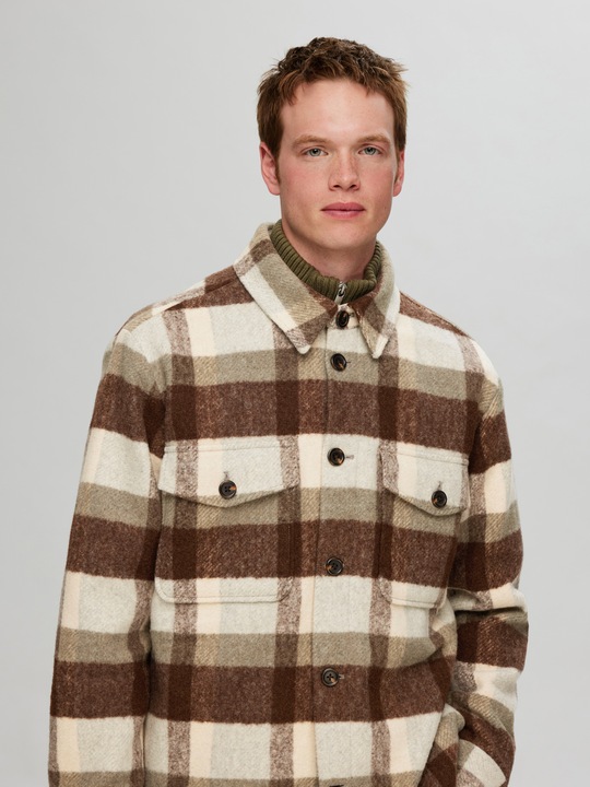 Produktbild Selected Homme Karierte Shacket (XXL)