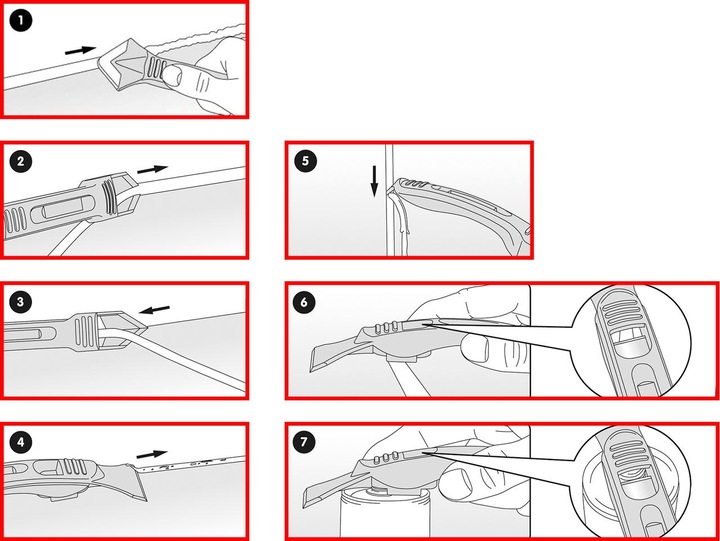 Produktbild KS Tools Silikonschaber- und Abziehersatz