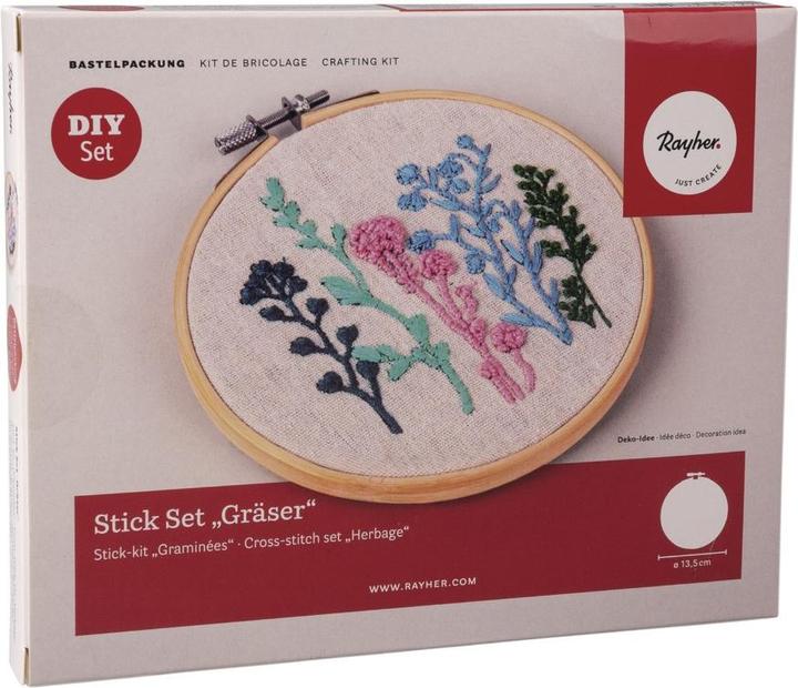 Produktbild Rayher Stick Set Gräser Bastelset