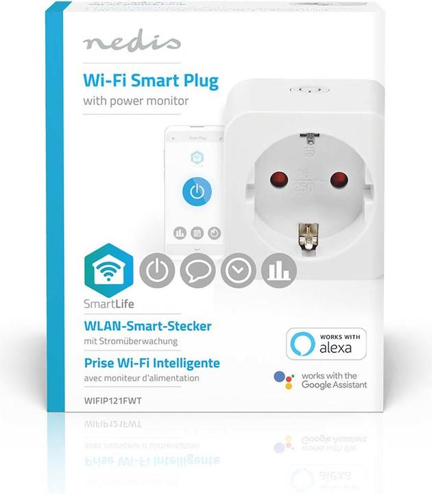 Produktbild Nedis Smartlife Smart Stecker| WLAN| Leistungsmesser| 3680 W| Type F CEE 7/3| -10