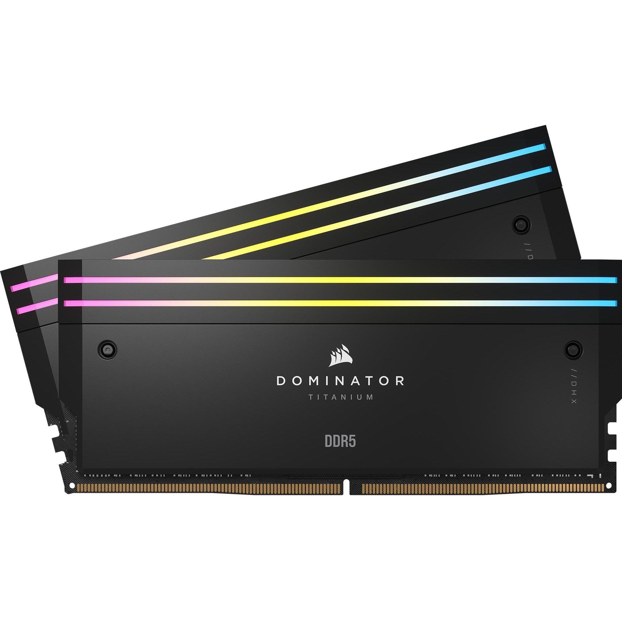 Corsair Dominator Titanium (2 x 24GB, 6000 MHz, DDR5-RAM, DIMM), RAM, Gold