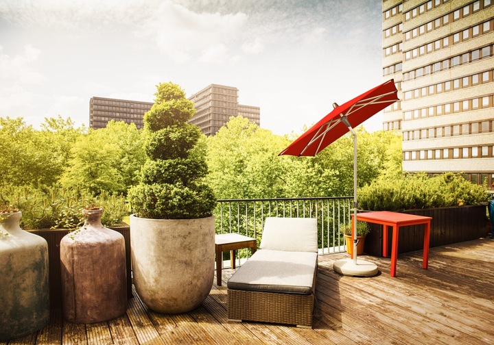 Actual product image Glatz Parasol Alu-Smart (2.40 m)