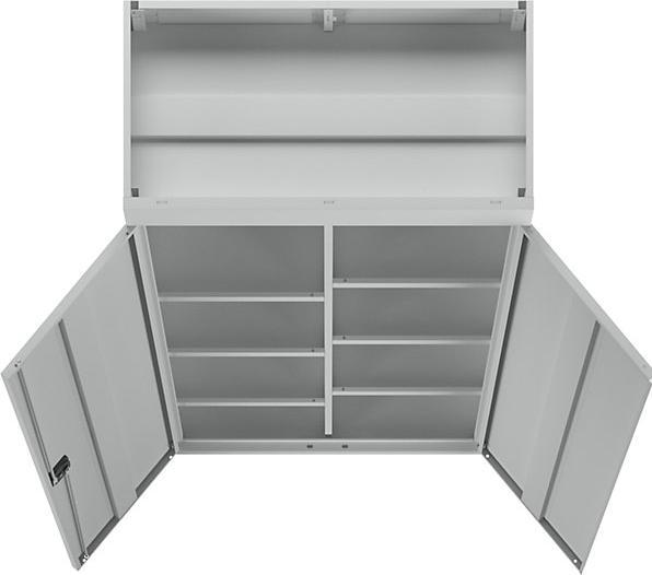 Actual product image eurokraft basic Steel cabinet with base (91.50 cm, 183 cm)