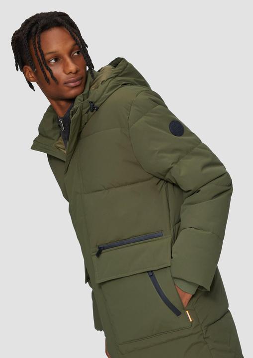 Produktbild S.Oliver Outdoor-Mantel Gesteppter Parka mit Kapuze und Innenkragen