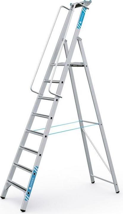 Produktbild Zarges Alu-Stehleiter mit grosser Plattform (Stehleiter, 332 cm)