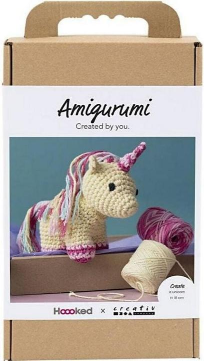 Default Craft Kit Amigurumi - Unicorn - rainbow colours (977871)