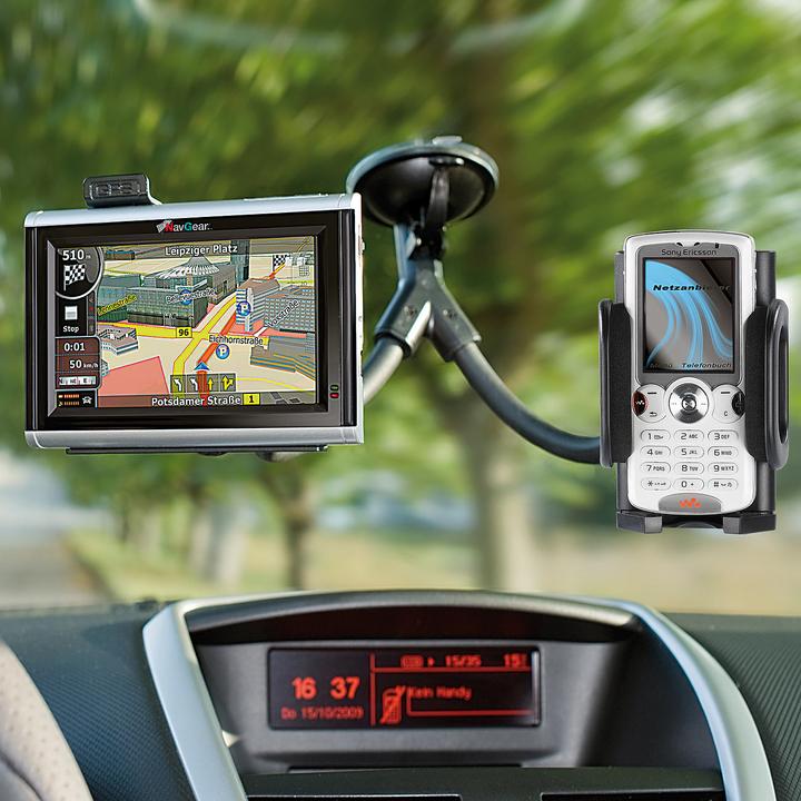 Image du produit NavGear Support col de cygne pour iPhone/PDA/téléphone portable & NavGear-Navis