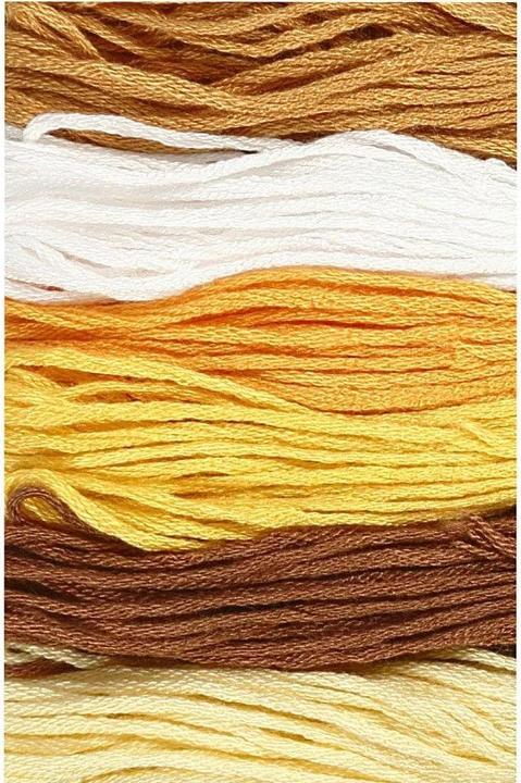 Actual product image Creativ Company Embroidery thread cotton gold