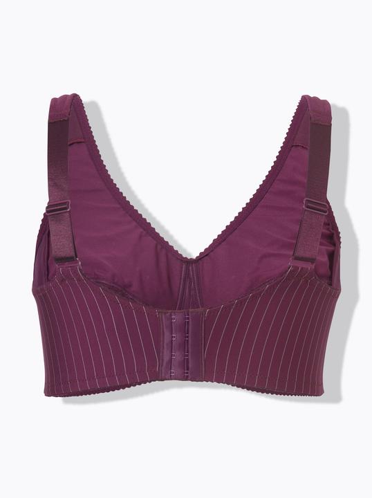 Actual product image Ulla Popken Kelly Pinstripe Support Bra (Single pack, 95 E)