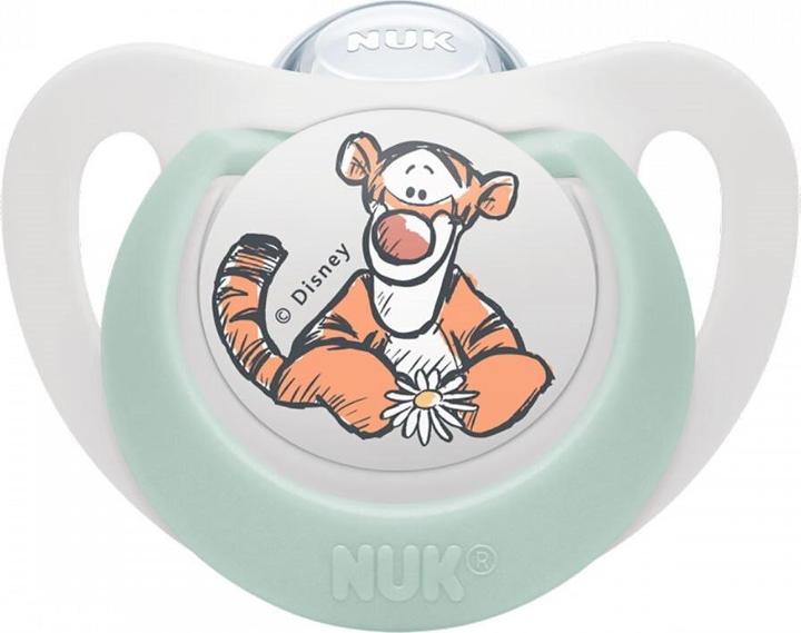 NUK Star Disney Teddybär 6-18m weiss und grün (1 x, 6 - 18 Monate)