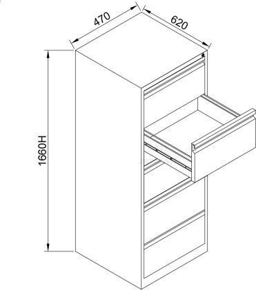 Image du produit Hanah Home Filing Cabinet