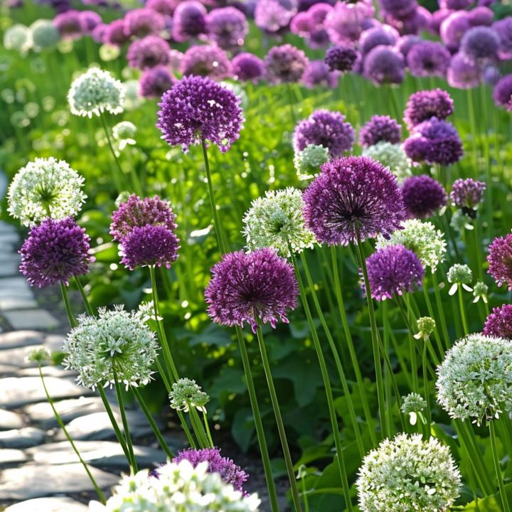 Produktbild Plant in a Box Allium 'Purple, 'White' - Alliumzwiebeln (10 cm)