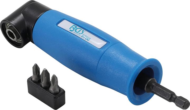 Actual product image BGS Angled Drill Head with Keyless Chuck