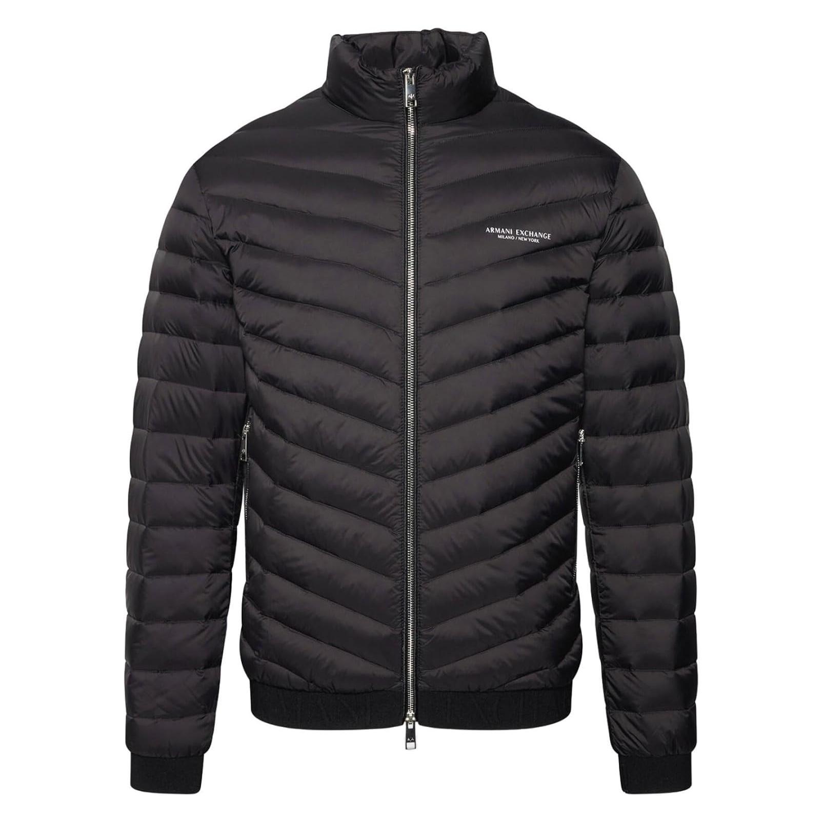 Armani Exchange, Mannen, Winterjassen, Heren Essential Milano New York Double Face Down Jacket, Blauw, (Xxl)