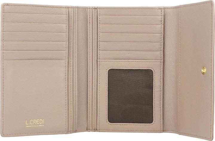 Actual product image L.Credi Evelyn wallet RFID leather 14.5 cm