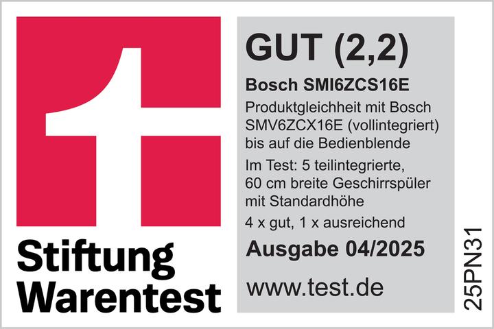 Produktbild Bosch Hausgeräte Serie 6, SMI6ZCS16E