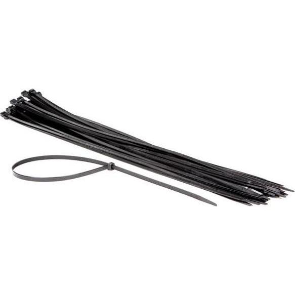 Velleman, Kabelbinder, NYLON-KABELBINDER-SET - 8.8 mm x 750 mm - SCHWARZ (50-tlg.) (750 mm, 50 Stk.)