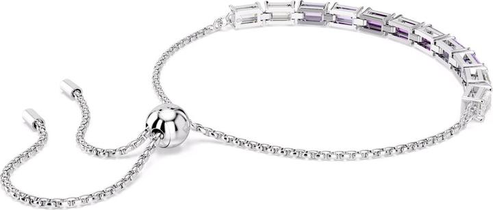 Immagine prodotto Swarovski Matrix Armband Baguette Schliff Violett (24 cm, Metallo Swarovski)
