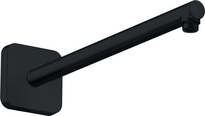 Actual product image hansgrohe HG shower arm AXOR 390mm, DN 15, softsquare matt black