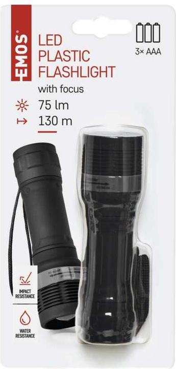 Actual product image Emos LED ruční svítilna P4702 (12 cm, 75 lm)