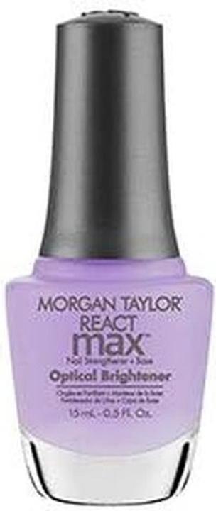 Produktbild Morgan Taylor REACT MAX OPTICAL nail strengthener + base 15 ml (Optical Brightener)